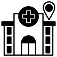 Hospital Location which can easily edit or modify vector