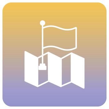 bandera de mapa que puede editar o modificar fácilmente vector