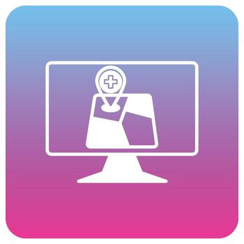 mapa de navegación que puede editar o modificar fácilmente vector