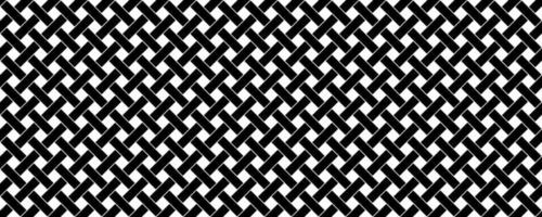 black white monochrome woven seamless pattern vector