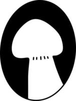 logo mushroom cartoon vector