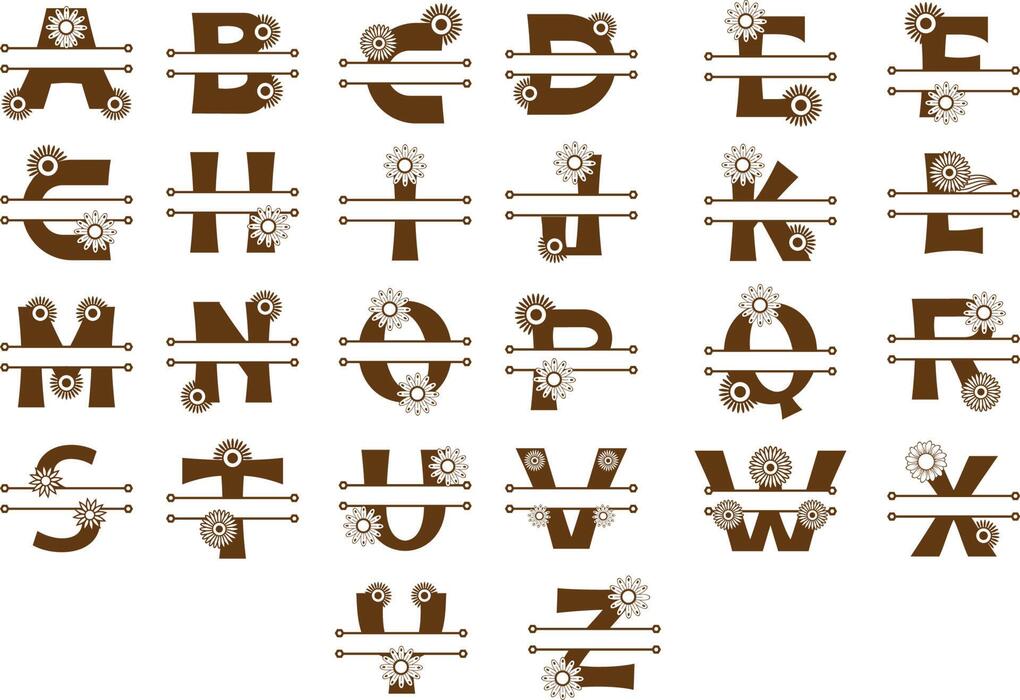 Laser Cut Alphabet Vector Art, Icons, and Graphics for Free Download