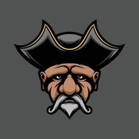 Old pirates mascot design vector