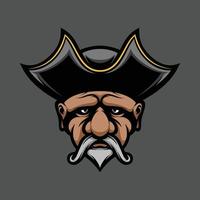 Old pirates mascot design vector