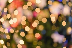 Abstract beautiful blurred bokeh background with copy space. blur bokeh light background festive colorful banner concept. photo