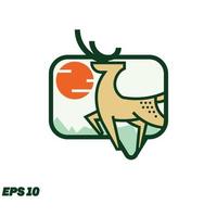 Deer Or Hunting Chat Icon vector