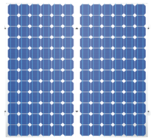 3D-Solarpanel png mit transparentem Hintergrund