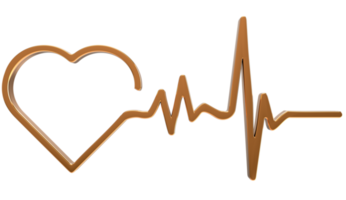Herzfrequenz-Puls-Symbol transparenter Hintergrund png