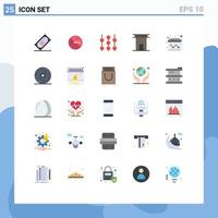 25 Creative Icons Modern Signs and Symbols of monument column health architecture wedding Editable Vector Design Elements