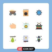 paquete de iconos de vector de stock de 9 signos y símbolos de línea para elementos de diseño de vector editables de jabón de contenedor de gas residual