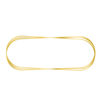 oro telaio illustrazione png