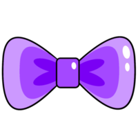 purple ribbon bow png