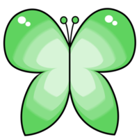 green butterfly clipart png
