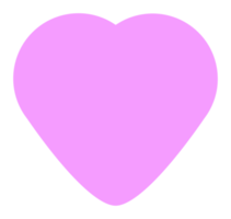 cute colorful heart shape decoration png