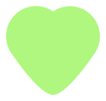 carino colorato cuore forma decorazione png