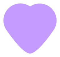 carino colorato cuore forma decorazione png