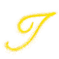 Gold Glitter Alphabet I png