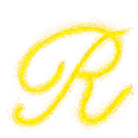 Gold Glitter Alphabet R png