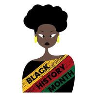 Black history month vector