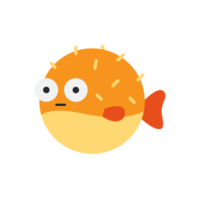 Cute Fish illustration for kids png