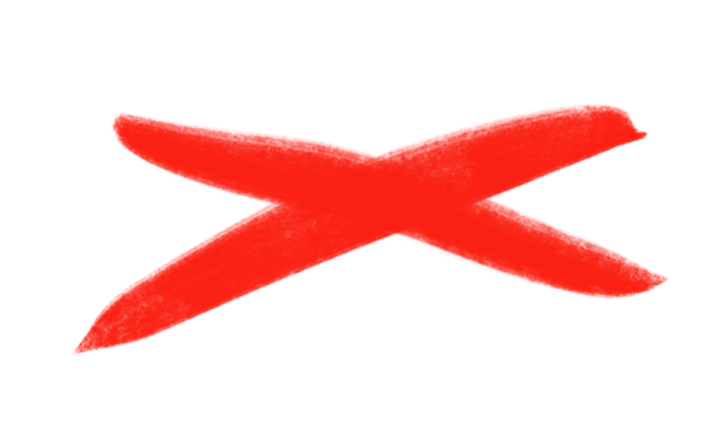 Red X Transparent PNGs for Free Download