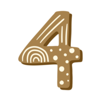 Christmas Alphabet Number png