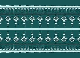 Geometric ethnic oriental pattern background. Pattern design in boho style. Design for texture, wrapping, clothing, batik, fabric, wallpaper and background. Pattern embroidery design. vector
