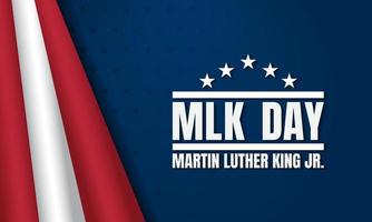 diseño de fondo del día mlk. vector