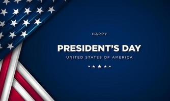 President's Day Background Design. vector