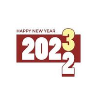 Happy New Year 2023 Background vector