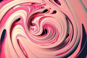 Abstract halftone pattern background of swirling paint pink colo vector