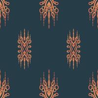 Ornate elegant antique porcelain abstract seamless pattern texture background. Geometric ethnic tribal vintage retro modern style. Fabric texture textile seamless patterns backdrop art print vector. vector