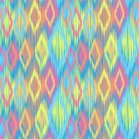 Uzbek ikat seamless pattern vector. Rainbow glow pastel color patterns for fabrics and for creating beautiful interiors. Uzbekistan patterns. Fashion industry. Argyle modern retro vintage style. vector