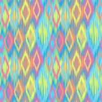 Uzbek ikat seamless pattern vector. Rainbow glow pastel color patterns for fabrics and for creating beautiful interiors. Uzbekistan patterns. Fashion industry. Argyle modern retro vintage style. vector