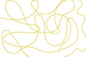 Abstract background with pasta or spaghetti. Spaghetti abstract geometric pattern. Yellow banner of pasta. Wavy abstract pattern. Vector illustration of pasta.