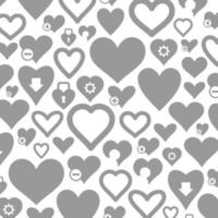 Background made of hearts. A vector illustration