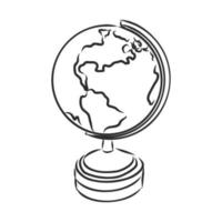 globe vector sketch