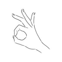 hands vector sketch