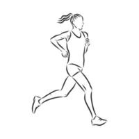 runner vector sketch