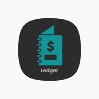 Ledger icon graphic design vector illustration