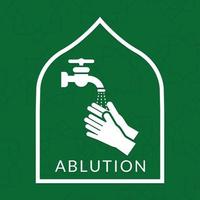 Ablution icon design vector illustration