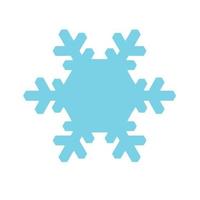 Vector  snowflake  icon.  illustration for web