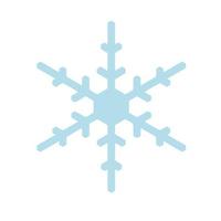 Vector  snowflake  icon.  illustration for web