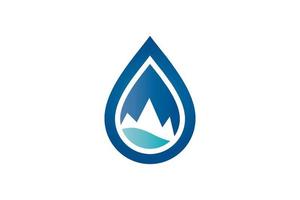 water drop icon for app or website vector