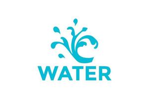 water wave icon. water drop sign. vector illustration elements