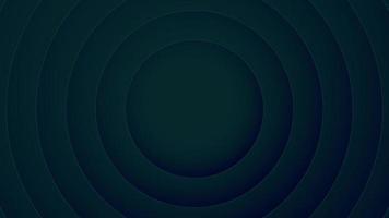Dark Green and Blue background. Abstract paper art circle design. Vector illustration. Eps10
