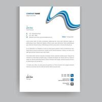 Letterhead Template Desgin vector