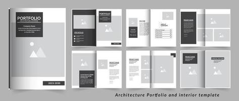 Modern architecture and interior Portfolio template