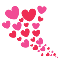 Heart shaped design png