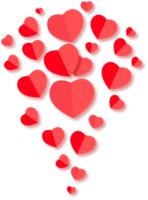 liefde hart element voor Valentijnsdag dag png